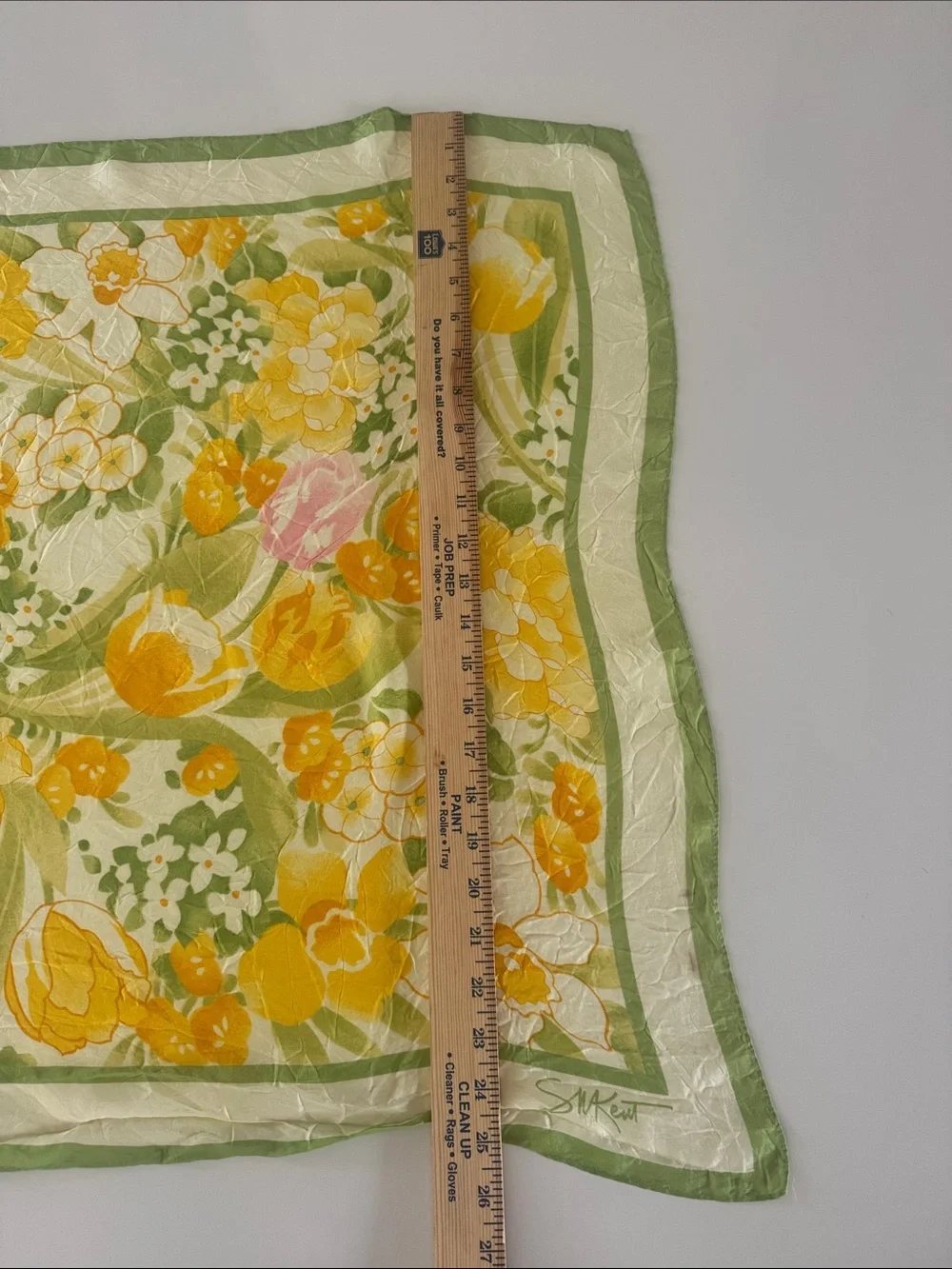Vintage 1978 “Burst of Spring” Scarf by SM Kent for Avon Japan